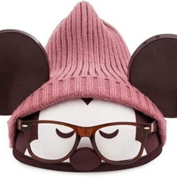 NEW Disney Parks Designer Collection Hipster Mickey Ear Hat by Jerrod Maruyama - Picture 1 of 13